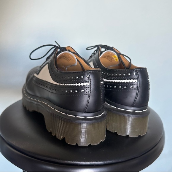 Dr. Martens Black and White Oxford Shoes - Picture 7 of 8